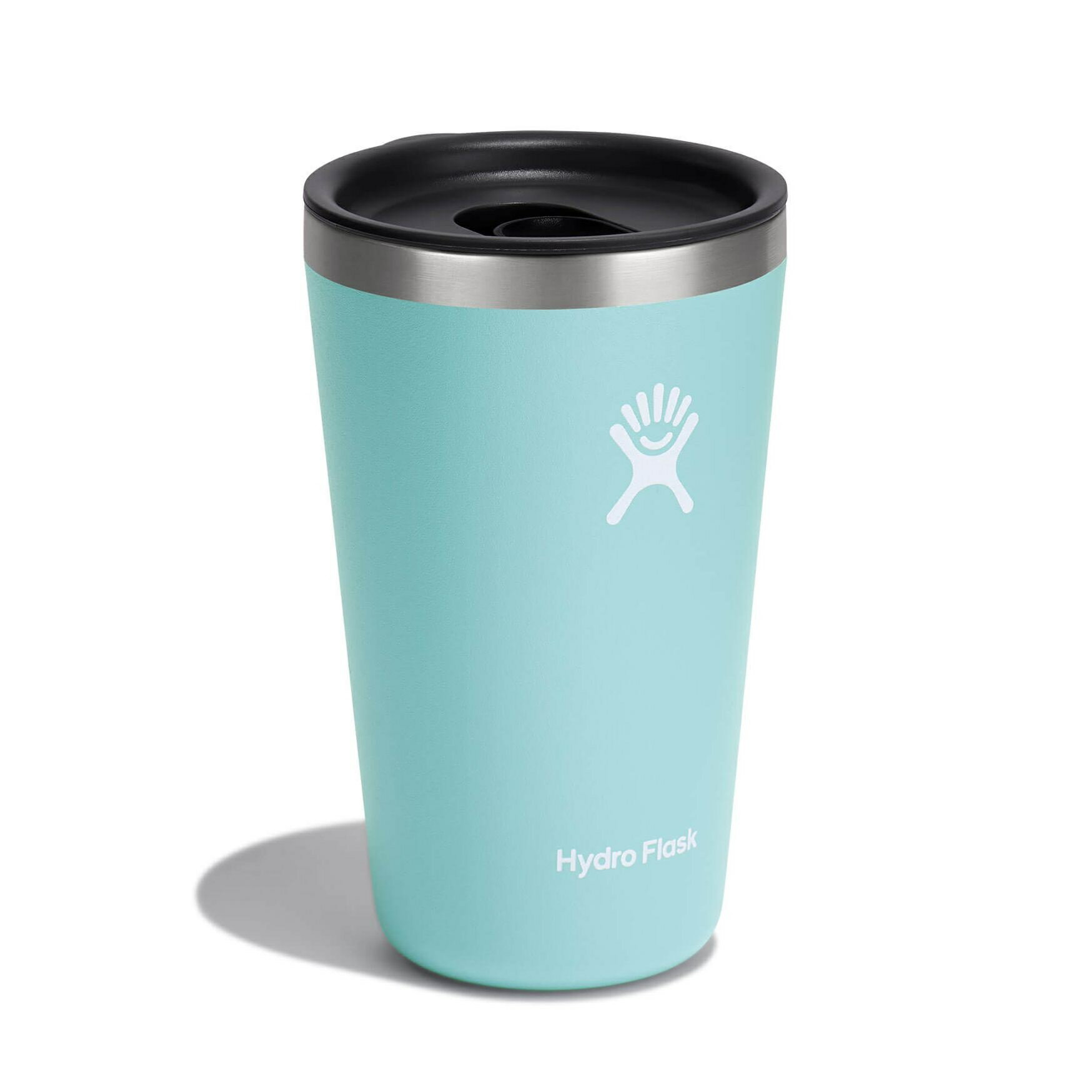 【【蘋果戶外】】Hydro Flask【隨行杯 / 473ml】16oz 保溫隨行杯 (露水綠) 附蓋 咖啡杯 保溫杯 保冷杯 保溫瓶 TUMBLER