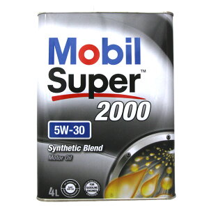 MOBIL SUPER 2000 5W30 境內版 日本鐵罐 4L【最高點數22%點數回饋】