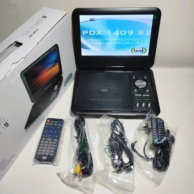 （爆款熱賣）（國際精品）【免運】日本進口7寸迷妳便攜式dvd播放壹體機高畫質光蝶播放機小型vcd EVD
