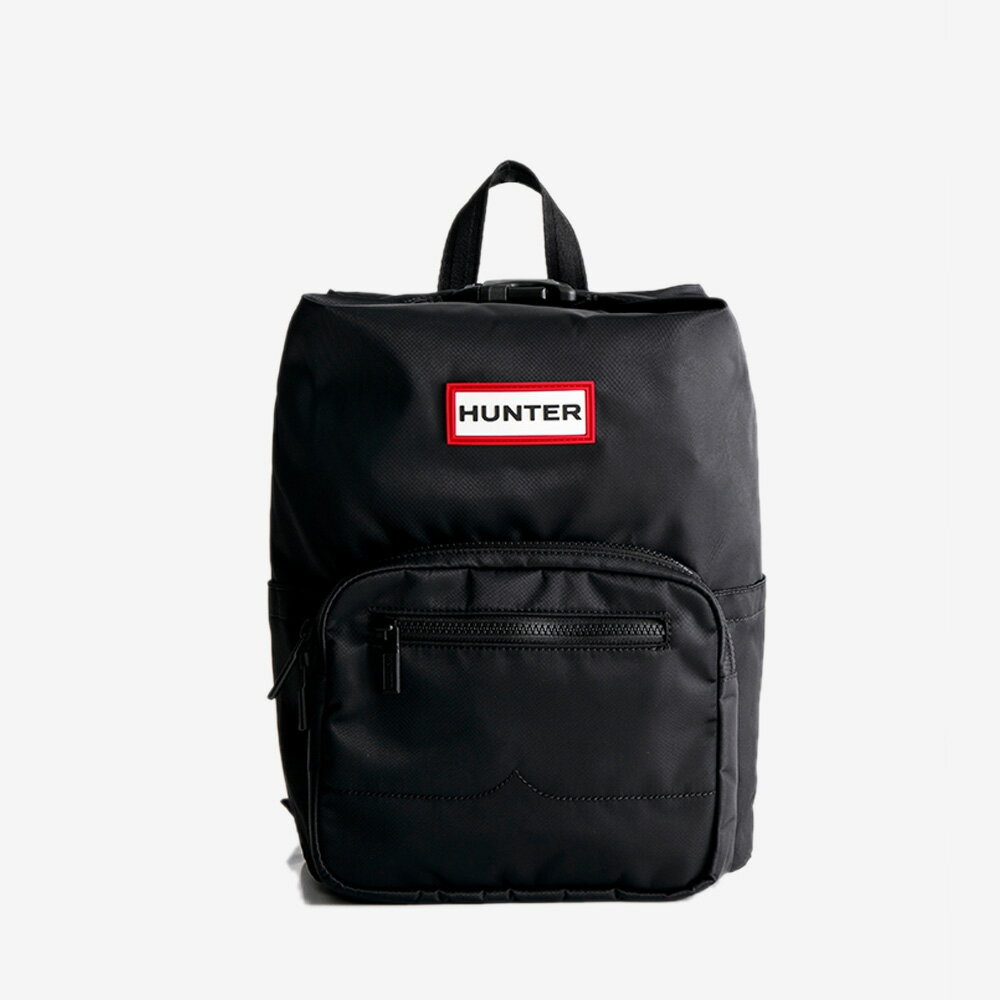 【全館滿額折】Hunter Pioneer 黑 防水 中型 上開扣 尼龍後揹包 H7294【新竹皇家UBB1530KBMBBLK】