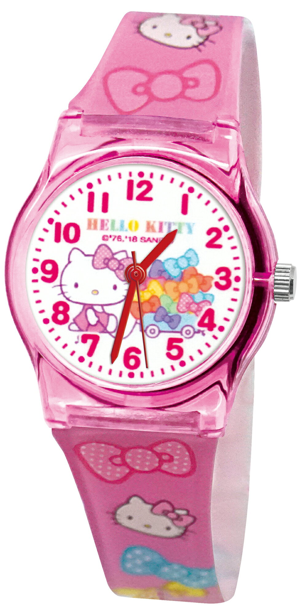 【免運】【兒童卡通錶】【凱蒂貓】【台灣製造正版授權】【保固一年】5-12歲卡通手錶 兒童手錶 S7-7001