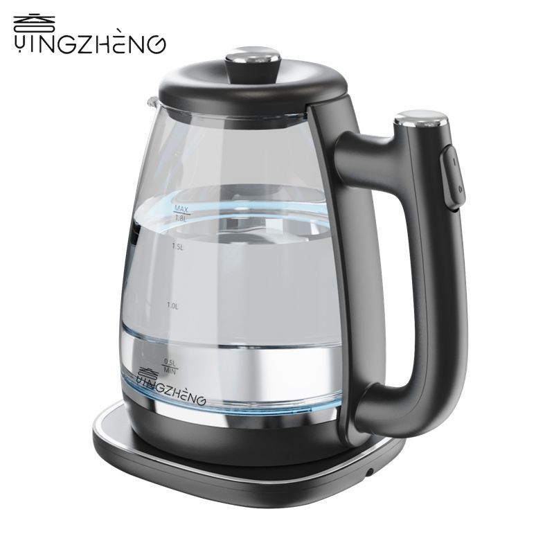 優樂悅~贏政YINGZHENG 現貨電熱水壺燒水壺家用玻璃泡茶壺禮品批發ZY-305手沖壺 茶壺