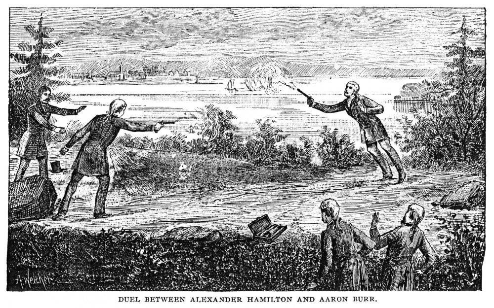 Posterazzi: Hamilton-Burr Duel 1804 Nan ArtistS Reconstruction Of The ...