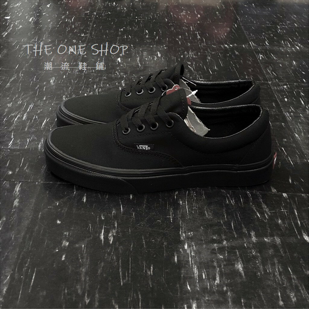 TheOneShop VANS ERA BLACK / BLACK 黑色 全黑 帆布 基本款 經典款 滑板鞋 VN000QFKBKA