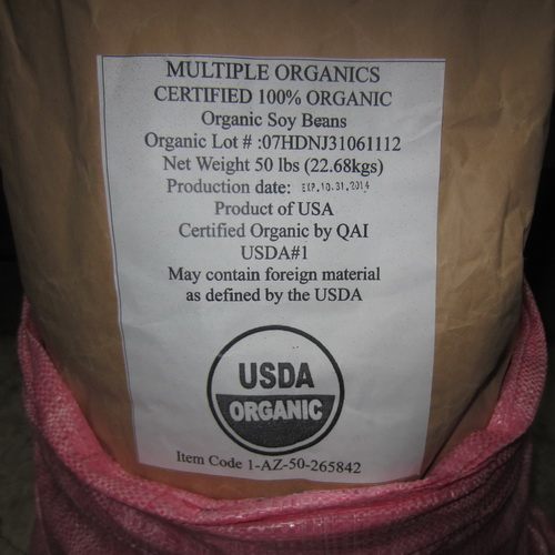 美國進口有機黃豆22.68kg/袋(有現貨，免運費)