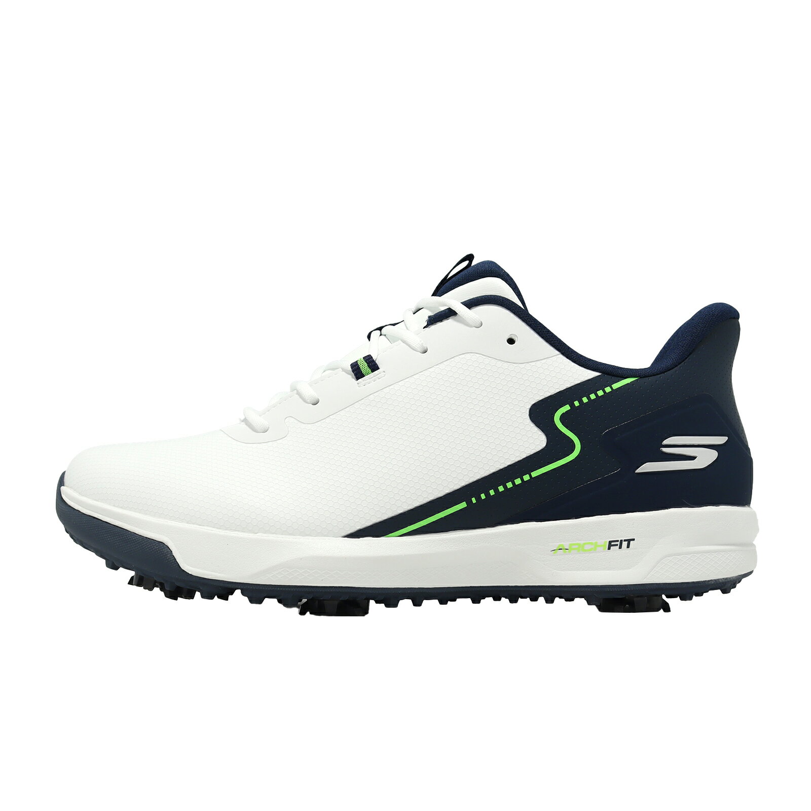 Skechers 高爾夫球鞋 Go Golf Elite Vortex 男鞋 白 防水鞋面 抓地 214139WNV