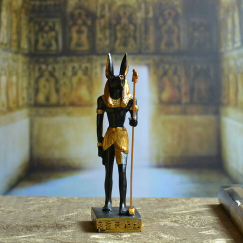 木乃伊禮品歸來埃及神像阿努比斯狗神擺件荷魯斯守護神旅游紀念品 7