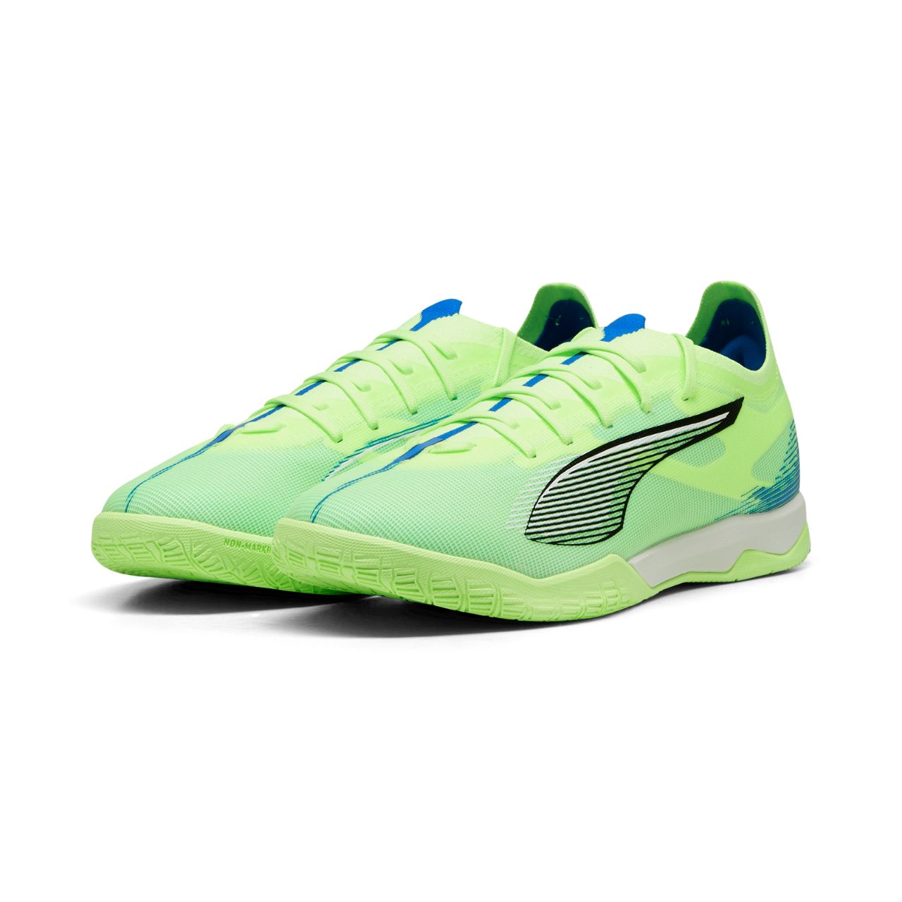 PUMA ULTRA 5 MATCH IT 成人足球平底鞋 蘋果綠 平底鞋 室內足球 10789503 24FW 【樂買網】