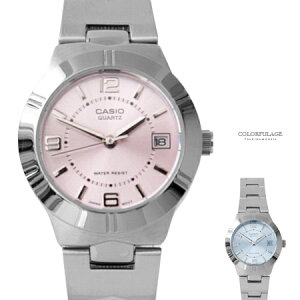 卡西歐 CASIO粉嫩色系數字刻度石英手錶 清新女孩腕錶 實用日期窗【NE1865】原廠公司貨