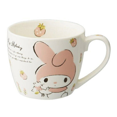 【震撼精品百貨】My Melody 美樂蒂 《SKATER》美樂蒂復古草莓系列陶瓷湯杯(300ml) 震撼日式精品百貨