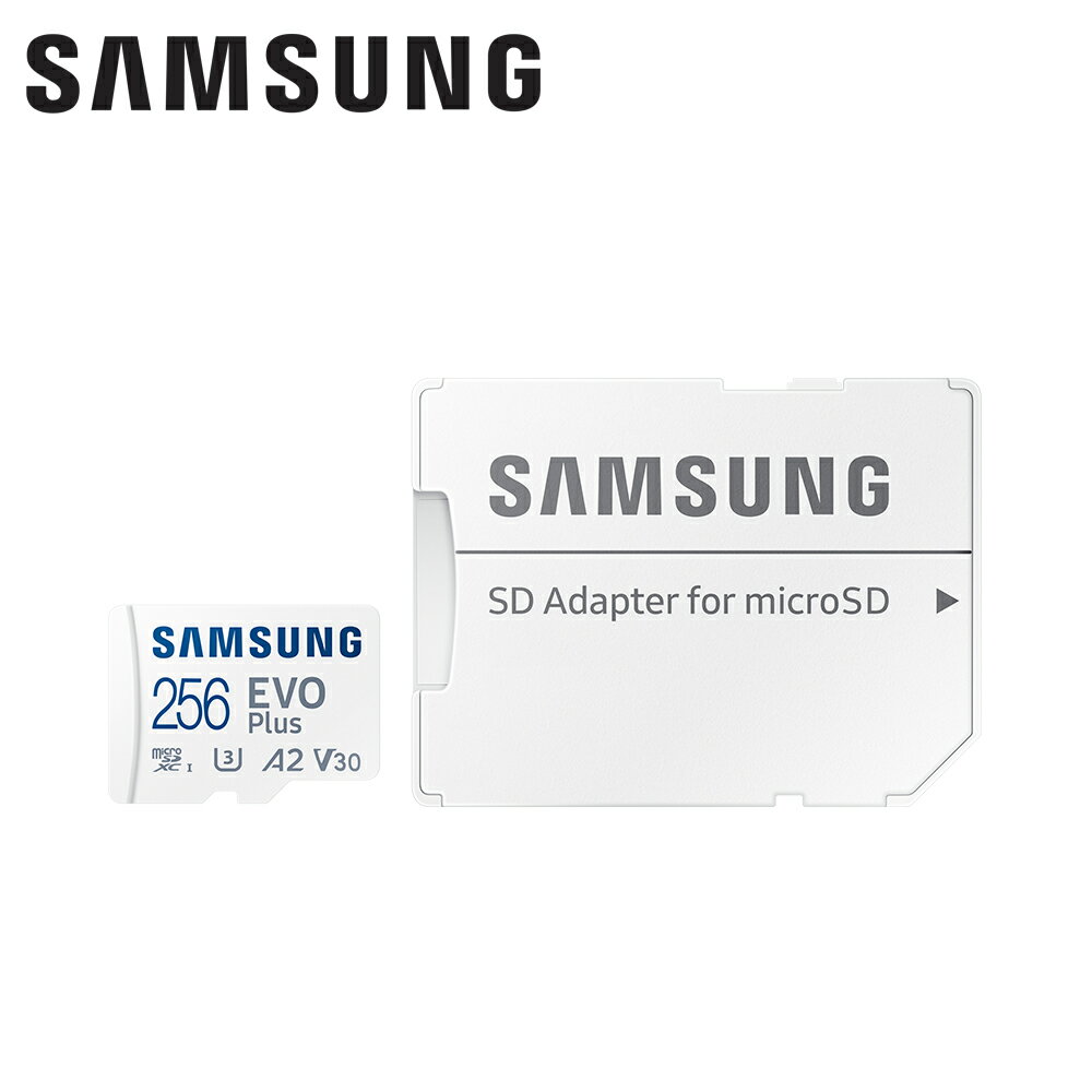 【Samsung 三星】2021 EVO Plus microSD 256GB 記憶卡【三井3C】