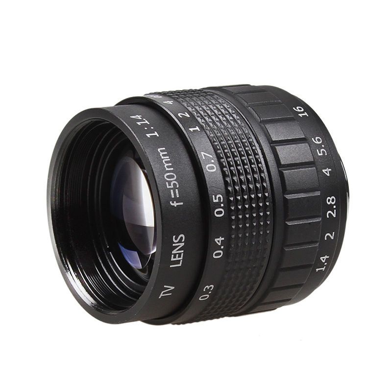 契卡50mmF1.4微單相機鏡頭半畫幅適用於E FX M43卡口xt4xt5xe4m50【Snowbelle優選】