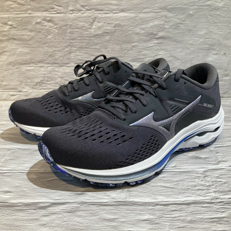美津濃 MIZUNO WAVE INSPIRE 17 男慢跑鞋 黑 寬楦 J1GC214593 慢跑鞋 馬拉松