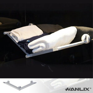 強強滾p-【Hanlix 亨利士】MIT台灣製 強力吸盤 活動式毛巾衣物架