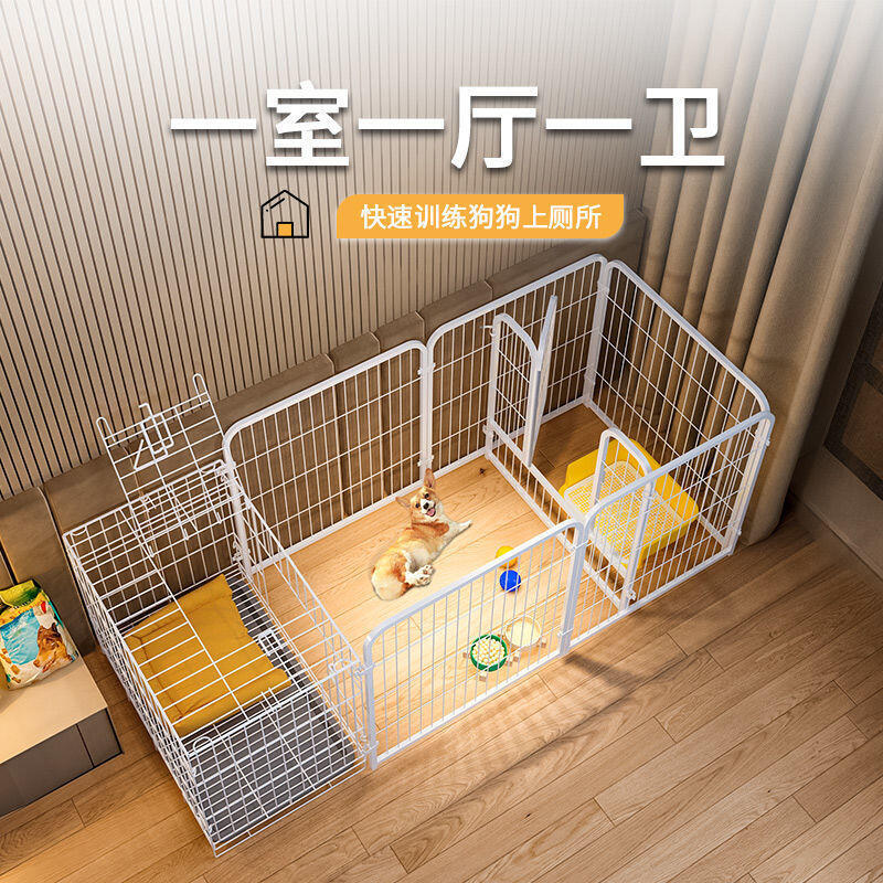 寵物圍欄 柵欄 組合柵欄 組裝式寵物圍欄 狗狗圍欄 小型犬中型犬大型家用寵物室內柯基柵欄護圍欄式窩狗籠子