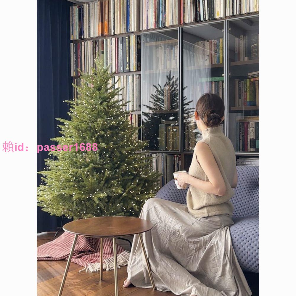 圣誕節2023新款套餐家用大型氛圍裝飾ins風DIY擺件仿真加密圣誕樹