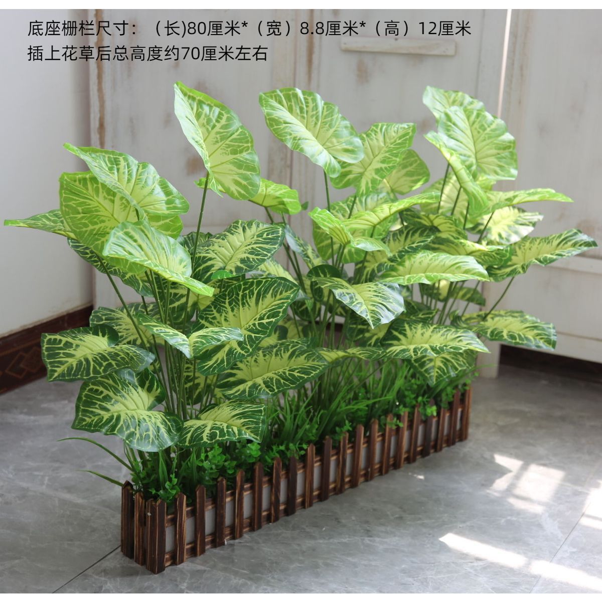 免運 公司貨 仿真花擺件 裝飾品 假花 盆栽 裝飾花藤 落地大綠植高款櫥窗展示花盆景室內植物假樹裝飾柵欄花