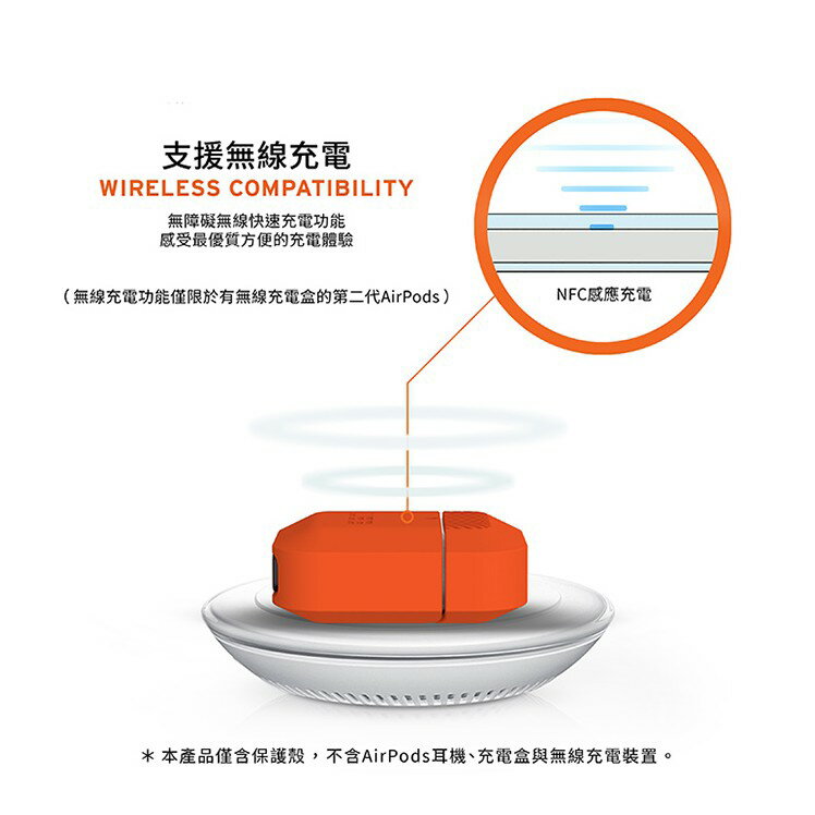 UAG AirPods 1代 2代 Pro 耐衝擊 防潑水 防塵 防摔殼 軟殼 耳機 支援 無線充電 保護殼 3
