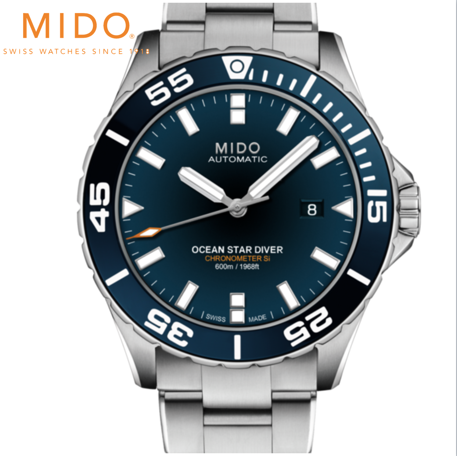 MIDO 美度 Ocean Star 600m陶瓷框 潛水機械腕錶M0266081104100黑/43.5mm