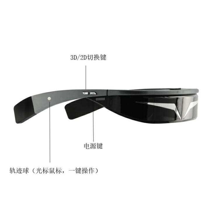 VR 高清輕便VR眼鏡一體機3D立體智能視頻眼鏡頭戴顯示器移動影院高端
