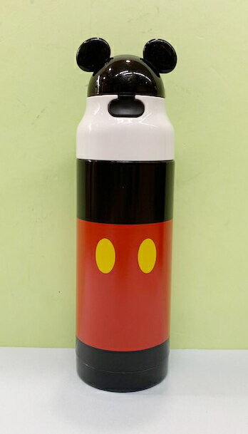 【震撼精品百貨】Micky Mouse 米奇/米妮 迪士尼造型吸管保溫瓶-米奇頭#27248 震撼日式精品百貨