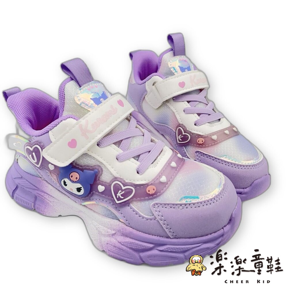 【斷碼出清不退不換】庫洛米輕量厚底運動鞋 - 酷洛米 老爹鞋 三麗鷗 童鞋 大童鞋 休閒鞋 嬰幼童鞋 SANRIO 三麗鷗童鞋 女大童 魔鬼氈鞋 運動鞋 KUROMI 布鞋 卡通童鞋 輕量運動鞋 庫洛米童鞋 女童鞋
