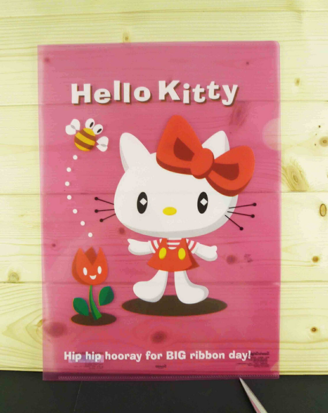 【震撼精品百貨】Hello Kitty 凱蒂貓 文件夾-鬱金香 震撼日式精品百貨