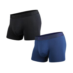 BN3TH 加拿大專櫃品牌 天絲 3D立體囊袋內褲 二件組 M2190030287 經典短版 -瞬黑x海軍藍