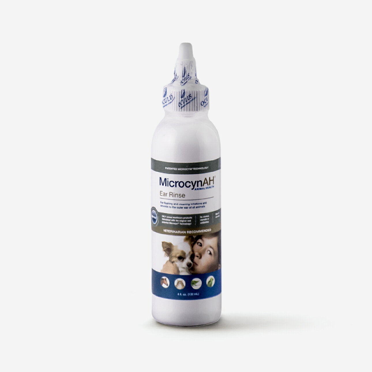 【MicrocynAH 麥高臣】洗耳水 寵物神仙水 所有年齡階段的動物 清潔和護理耳道_4oz