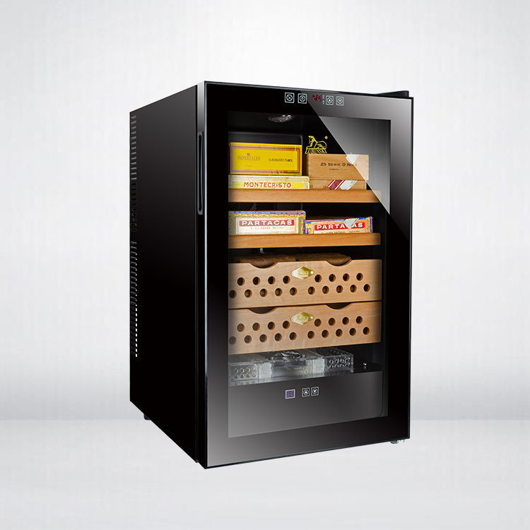 雪茄櫃 雪茄柜 松木智能變頻恒溫恒濕LUBINSKI電子雪茄保濕柜