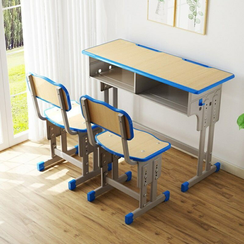 【新品上架】中小學生 雙人課桌椅 兒童 書桌 學習桌 寫字桌 學生 家用 學校 作業桌 套裝