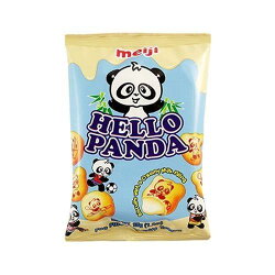 X射線【C108056】Meiji Hello Panda 夾心餅乾-牛奶,點心/零嘴/餅乾/糖果/韓國代購/日本糖果/零食/伴手禮/禮盒