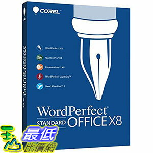 <br/><br/>  [106美國直購] 2017美國暢銷軟體 Corel WordPerfect Office X8 Standard<br/><br/>
