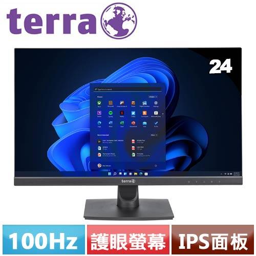【現折$50 最高回饋3000點】  terra沃特曼 24型 2442W 不閃屏超廣角螢幕
