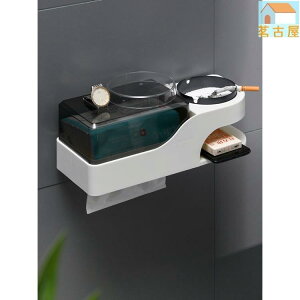 創意家居懶人生活日用品衛生間浴室收納置物架紙巾盒捲紙架菸灰缸