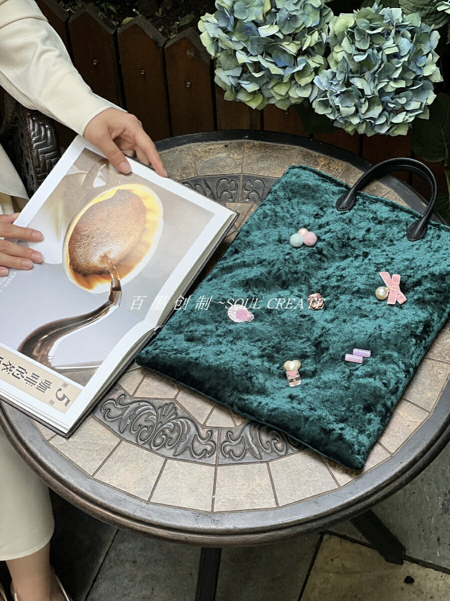【喜挖】百墨BUNMOR絲絨高階小眾購物袋 適用macbook13寸141516寸蘋果小米華為戴爾惠普華碩電腦內膽包