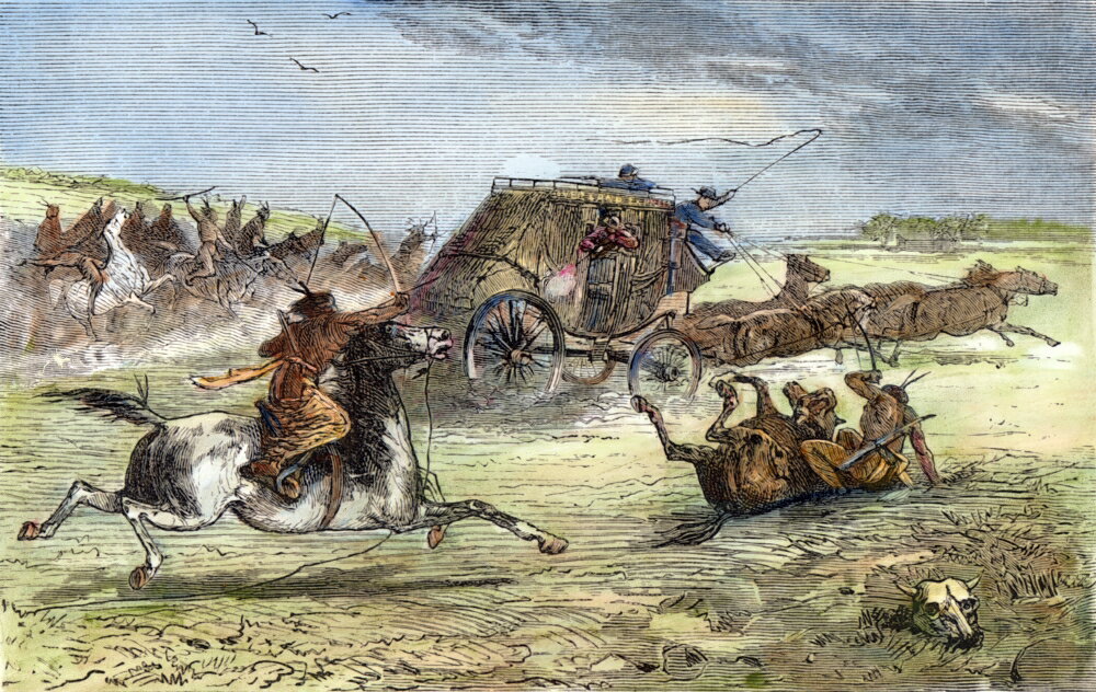 posterazzi-native-american-attack-on-coach-nnative-american-attacking