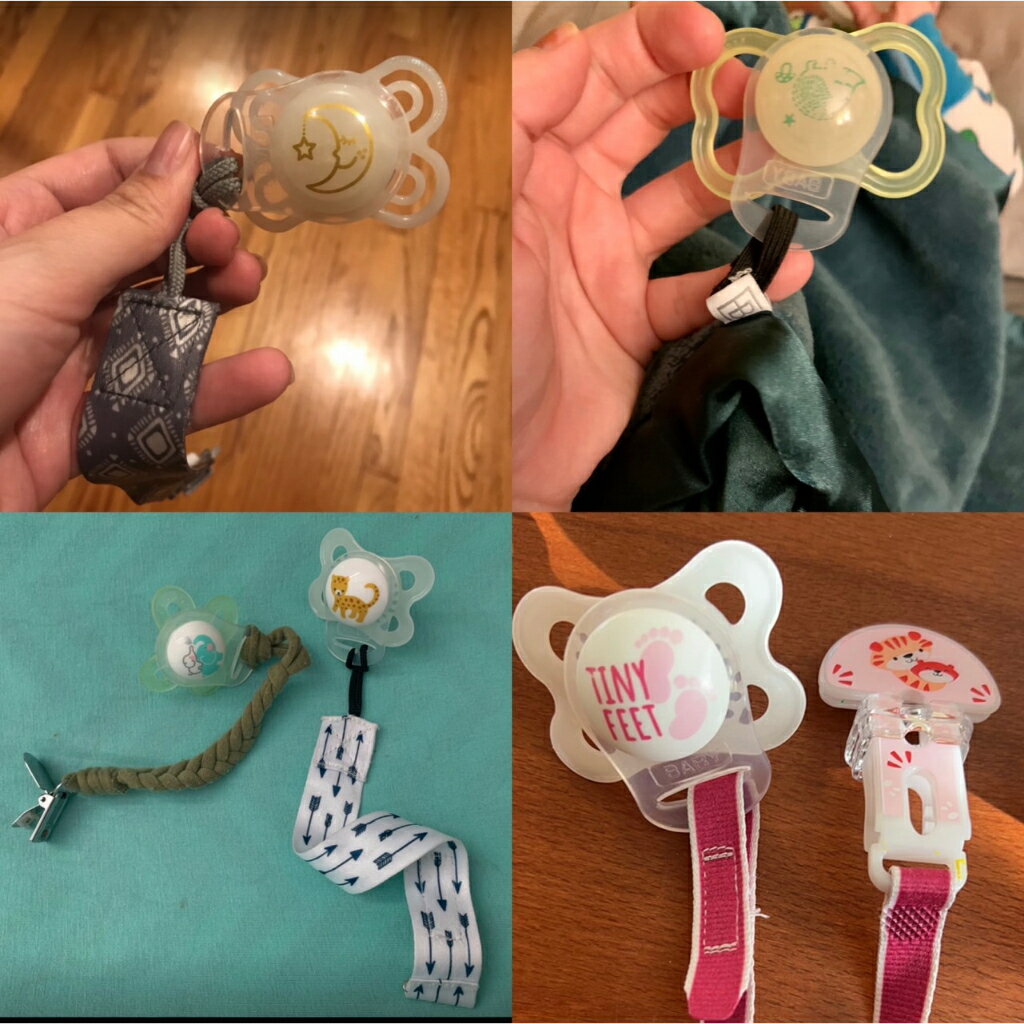 《未滿99元不出貨》奶嘴矽膠套環2入組/掛環/香草BIBS奶嘴/奶嘴玩偶可用 8