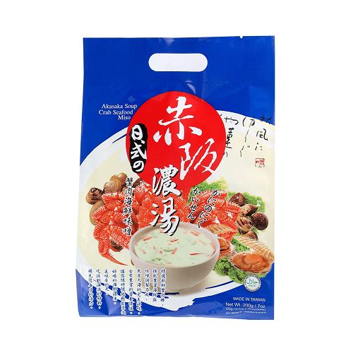 廣吉赤阪濃湯-蟹肉海鮮味噌20g*10包【愛買】