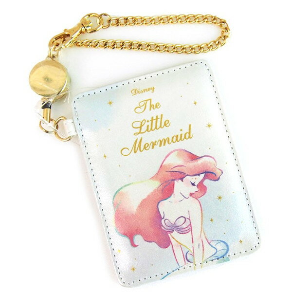 <br/><br/>  X射線【C064254】小美人魚Ariel 伸縮票卡夾-幻想微光，美妝小物包/筆袋/面紙包/化妝包/零錢包/收納包/皮夾/手機袋/鑰匙包<br/><br/>