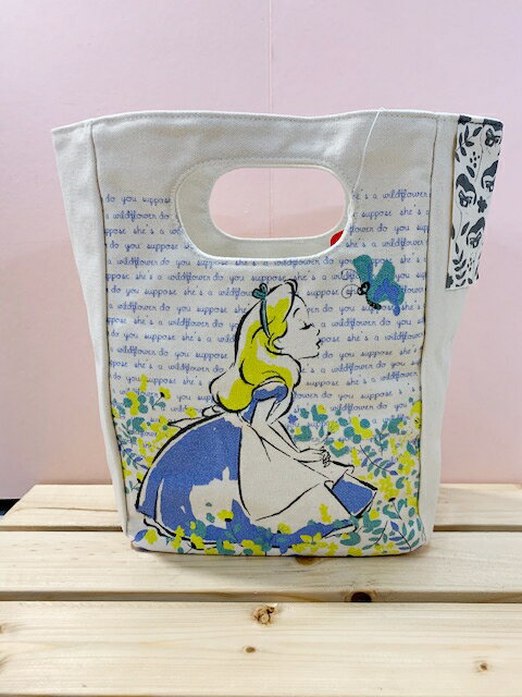 【震撼精品百貨】Disney 迪士尼 迪士尼 DISNEY 愛麗絲 ALICE手提袋-花#24373 震撼日式精品百貨