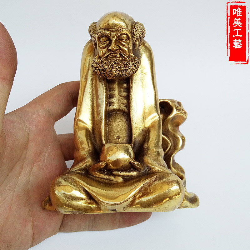 吉祥純銅達摩祖師擺件大號達摩祖師銅像風水銅器菩提達摩祖師| 協貿國際