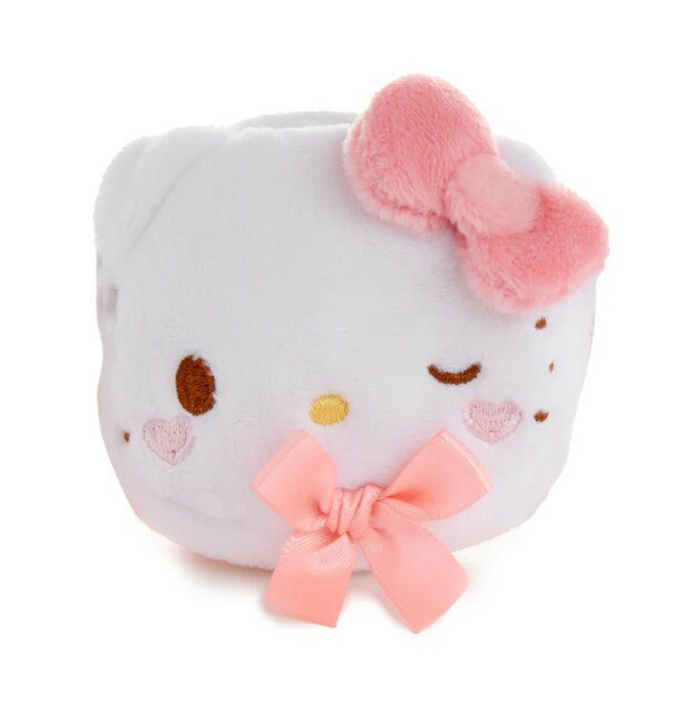 【震撼精品百貨】Hello Kitty 凱蒂貓~日本Sanrio三麗鷗 KITTY絨毛造型零錢包附帶*72560