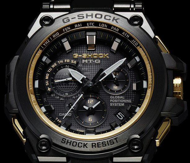 CASIO卡西歐G-SHOCK MTG-G1000GB-1A搭載GPS混合電波接收系統54.7mm｜樂