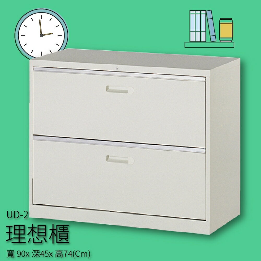 【收納嚴選品牌】UD-2 理想櫃 一般抽屜二層式 文件櫃 收納櫃 分類櫃 報表櫃 隔間櫃 置物櫃