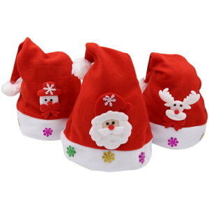 兒童立體聖誕帽 優質面料 (隨機出貨)