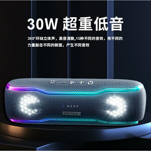 【現貨速發】【新品首發】喜多寶旗下品牌BMTL BOSS炫彩RGB燈效30W 重低音戶外便攜帶防水亮眼