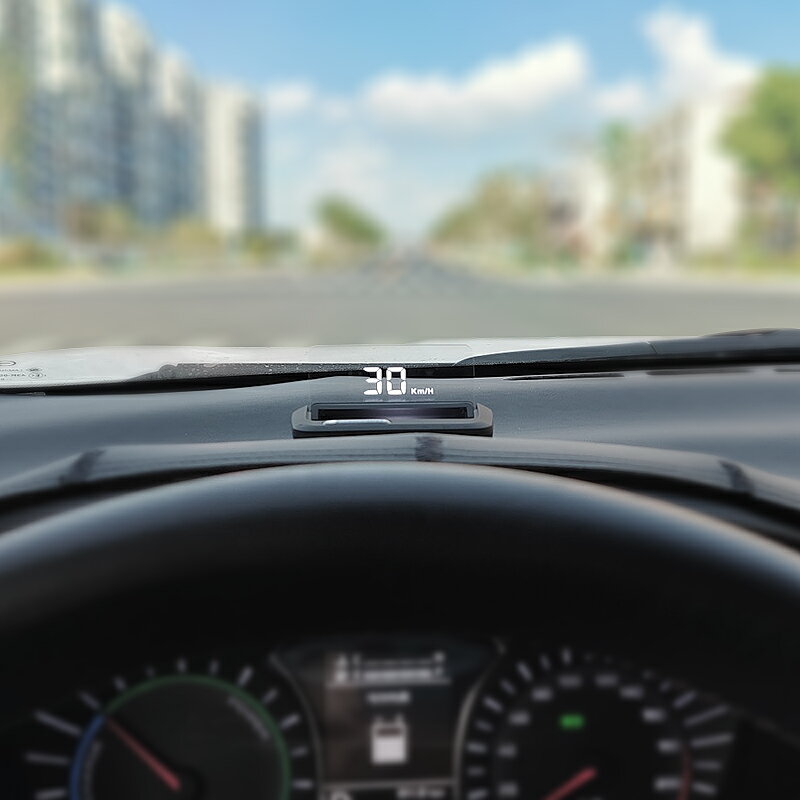 抬頭顯示器 hud抬頭顯示器高清懸浮投影速度電壓水溫汽車通用obd儀表行車電腦『CM43604』