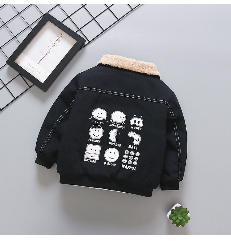 男童純棉外套冬季加絨棉衣3歲加厚衣服秋冬新款兒童棉服嬰兒冬裝4 3