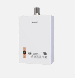 SAKURA櫻花 屋內四季溫智能恆溫 強制排氣 16L 熱水器 DH9166F天然 合格瓦斯承裝業 全省免費基本安裝（離島及偏遠鄉鎮另計）